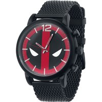 Deadpool - Marvel Armbanduhren - Deadpool Logo - für Männer - schwarz/rot/weiß  - Lizenzierter Fanartikel von Deadpool