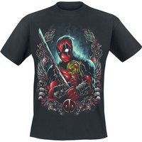 Deadpool - Marvel T-Shirt - Lollipop - XXL bis 3XL - für Männer - Größe 3XL - schwarz  - Lizenzierter Fanartikel von Deadpool