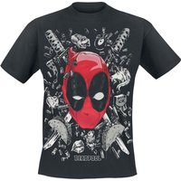 Deadpool - Marvel T-Shirt - Weird World - M bis 3XL - für Männer - Größe 3XL - schwarz  - Lizenzierter Fanartikel von Deadpool