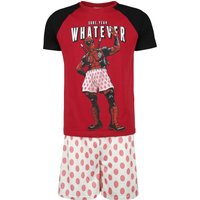 Deadpool Schlafanzug - Sure, Yeah - Whatever - S bis 3XL - für Männer - Größe S - multicolor  - EMP exklusives Merchandise! von Deadpool