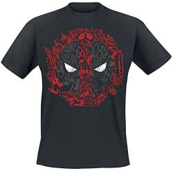 Deadpool Scribble Männer T-Shirt schwarz M 100% Baumwolle Fan-Merch, Filme, Nachhaltigkeit von Deadpool