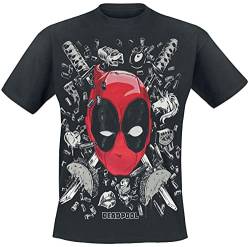 Deadpool Weird World Männer T-Shirt schwarz M 100% Baumwolle Fan-Merch, Filme von Deadpool