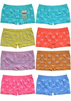 Dealzone 6er Pack sportliche Mädchen Pantys Kinder Hipster Shorts 98-104 ( Hersteller Größe : 2-4 ) von DealZone