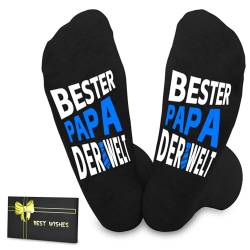 Dealswin Papa Geschenke Lustige Socken für Väter Vatertag Geburtstag Weihnachten Weihnachts Erntedankfest Männer Herren Opa Lustig Geschenk Geschenkideen von Dealswin