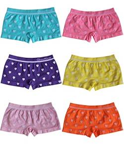 Dealzone 6er Pack sportliche Mädchen Pantys | Kinder Hipster Shorts 128-140 von Dealzone