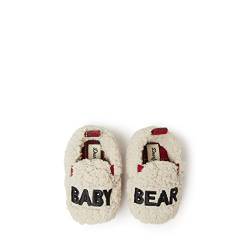 Dearfoams Boy's Kids Unisex-Child Lil Slipper, Baby Bear Crème Brulee, 6 9 Months UK von Dearfoams