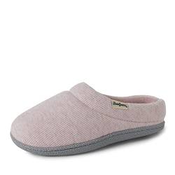 Dearfoams Damen Lacey Clogs, maschinenwaschbar, Memory-Schaum, bequem, einfaches An-und Ausziehen Hausschuh, Pink Heather, Large von Dearfoams