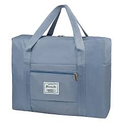 Reisetasche, für Spirit Airlines, persönliche Gegenstände, 45.7x35.6x20.3 cm, faltbar, Reisetasche, leicht, Wochenend, Handgepäcktasche für Damen und Herren, C-Blue-Doppelschicht mit Futter von Debaishi
