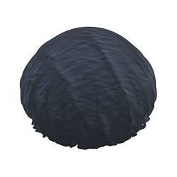 Deep black waves Shower Cap for Women Reusable Shower Hat Double Waterproof Bathing Hair Cap for Shower von Debou