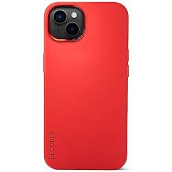 Decoded Silicone Back Cover, Schutzhülle für iPhone 13, mit MagSafe, rot von Decoded