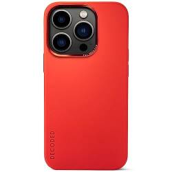 Decoded Silicone Back Cover, Schutzhülle für iPhone 13 Pro, mit MagSafe, rot von Decoded