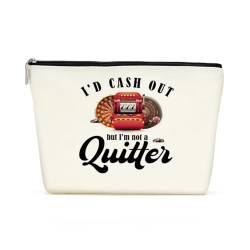 Lustige Gambler Casino Slot Machine Make-up-Tasche Kosmetiktasche inspiriert Gambler Geschenke Glücksspiel Casino Liebhaber Geschenk für Frauen Freund Mutter Oma Tante Krankenschwester Ruhestand von Decohim