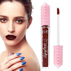 Feuchtigkeitsspendender Lipgloss | Lippenkosmetik für Frauen - Lippenstift-Make-up, samtmatte Lippenstifte, roter Lippenstift, wischfeste Lippentönung, langlebig, feuchtigkeitsspendend, Decorhome von Decorhome