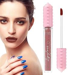 Flüssiger Lippenfleck, Samtiges Lippenstift-Make-up, Samtiger Lippenstift, wischfest, nicht klebrig, langlebig, leicht, Lippen-Make-up-Lippentönung für Frauen und Mädchen Decorhome von Decorhome