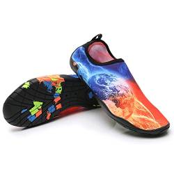 Decorie Wasserschuhe Herren Damen Badeschuhe Schnell Trocken Strandschuhe Schwimmschuhe Atmungsaktiv rutschfest Aquaschuhe Surfschuhe Barfußschuhe für Beach Pool Meer,Gr.36-37,A6 von Decorie