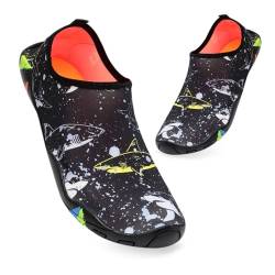 Decorie Wasserschuhe Herren Damen Badeschuhe Schnell Trocken Strandschuhe Schwimmschuhe Atmungsaktiv rutschfest Aquaschuhe Surfschuhe Barfußschuhe für Beach Pool Meer,Gr.42-43,A7 von Decorie