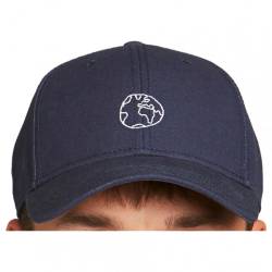 DEDICATED - Sport Cap Globe - Cap Gr One Size schwarz von Dedicated