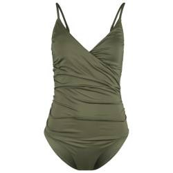 DEDICATED - Women's Wrap Swimsuit Klinte - Badeanzug Gr L;M;S;XL;XS bunt;grau;oliv;schwarz von Dedicated