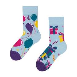 Dedoles Socken Kinder Mädchen Jungen Baumwolle viele lustige Designs Weihnachtssocken 1 Paar, Farbe Mehrfarbig, Motiv Party, Gr. 31-34 von Dedoles