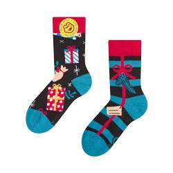 Dedoles Socken Kinder Mädchen Jungen Baumwolle viele lustige Designs Weihnachtssocken 1 Paar Tiger Frosch, Farbe Mehrfarbig, Motiv Weihnachtsgeschenke, Gr. 23-26 von Dedoles