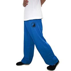 Dee Plus Wushuhose | Tai Chi Trainingshose | Yogahose - Traditionelle Chinesische Kampfkunst Qigong Wing Chun Shaolin Kung Fu Uniformen Training Hose Damen und Herren - Baumwolle - 2 Taschen von Dee Plus