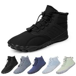 Deedlite Winter Max Wasserfeste Barfußschuhe, Warm Gefütterte Outdoor Barfussschuhe Winter für Damen und Herren von Deedlite