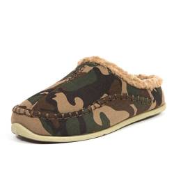 Deer Stags Herren Nordic Slipper, Camoflauge, 45.5 EU Weit von Deer Stags