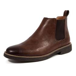 Deer Stags Herren Rockland Chelsea-Stiefel, Braun Dunkelbraun, 46.5 EU von Deer Stags