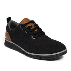 Deer Stags Herren Status Sneaker, Schwarz/Gepäck, 49 EU von Deer Stags