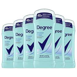 Degree Dry Protection Anti-Perspirant & Deodorant, Shower Clean 2.6 oz (Pack of 6) by Degree von Degree