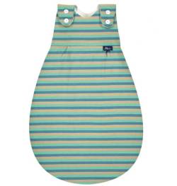 Dein Kinderland Alvi Baby Mäxchen Außensack Schlafsack im SET mit Babylöffel Ganzjahresschlafsack | Babyschlafsack | Sommerschlafsack | Winterschlafsack (Cornstripe, 62-68) von Dein Kinderland