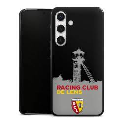DeinDesign Slim Case extra dünn kompatibel mit Samsung Galaxy S24 Silikon Handyhülle schwarz Hülle RCL Racing Club de Lens Fußball von DeinDesign
