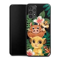 Slim Case extra dünn kompatibel mit Samsung Galaxy A13 4G Silikon Handyhülle schwarz Hülle Timon und Pumbaa König der Löwen Disney von DeinDesign