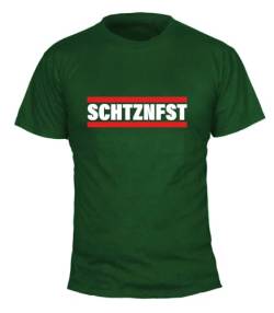 T-Shirt SCHTZNFST - Herren L Grün von Deitert