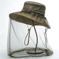 Dekorative Fischerhut Fischerhut, Sommer-Sonnenhut, mit Anti-Moskito-Netz von Dekorative