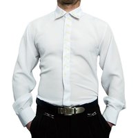 Del Pierro Businesshemd Designer Herren Langarm Hemd Kentkragen bestickt bestickt, Stickmuster, Bügelleicht, Pflegeleicht, Alle Jahreszeiten von Del Pierro