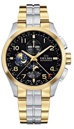 DELMA - Chronograph/Herrenuhr Automatik Metallarmband 407096 von Delma