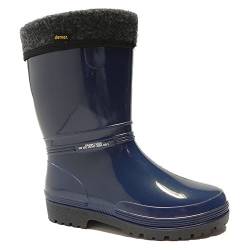 Demar Gummistiefel gefüttert RAINNY LUX (37/38, dunkelblau) von Demar