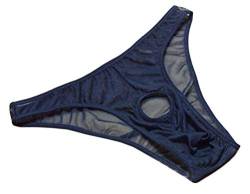 Demarkt Herren Hohle Shorts Slips G-String Tanga Transparent Bikini Slips von Demarkt