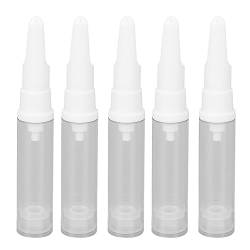 Airless-Pumpflasche, Nachfüllbar, 10 Ml, Klare Vakuum-Reiseflaschen, Entenschnabeldüse, Tragbar, für Flugzeug, für Augencreme von Demeras