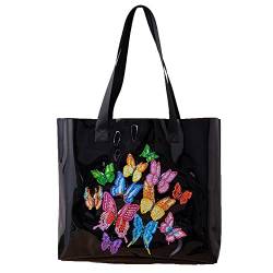 5D Diamond Painting Tasche, Diamant Painting Handtasche, DIY Shopping Aufbewahrungstasche Wiederverwendbar umweltfreundliche faltbar Organizer Tasche, Kinder Erwachsene Geschenk (H) von Demiawaking