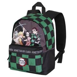 Demon Slayer Akushon-Kleiner Fan HS Rucksack, Mehrfarbig, 25 x 35 cm, Kapazität 12 L von Demon Slayer