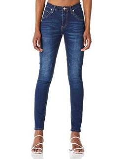 Demon&Hunter 608 Serie Jeans Damen Kurve Dünn Cut Denim Jeanshose DH6058(30) von Demon&Hunter