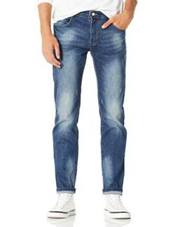 Demon&Hunter 817 Serie Jeanshoen Herren Slim Fit Jeans Elastisch Jeanshose DH8171(36) von Demon&Hunter