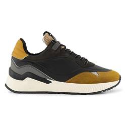 Den Broeck Baxter St. - Herren - Sneaker Low - Freizeit - Leder - Neutrale Passform - Grau - 45 von Den Broeck