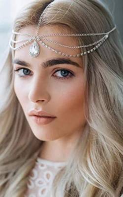 Deniferymakeup Haarschmuck, modische Kette fürs Haar, Schmuck für Geburtstag, Hochzeit, Ball und andere festliche Anlässe. von Deniferymakeup