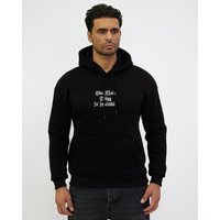 Denim Distriqt Kapuzensweatshirt Herren Slim-Fit Hoodie mit ausgefallenem Rückenprint von Denim Distriqt