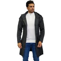 Denim Distriqt Strickjacke Lässige Herren StrickJacke mit besonderem Naht-Look von Denim Distriqt