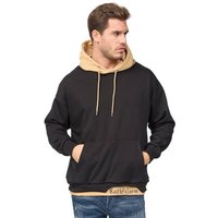 Denim House Sweatshirt Basic OVERSIZE Herren Sweatshirt mit feinen akzenten Schriftprint am Bund von Denim House