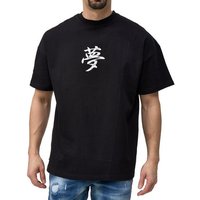 Denim House T-Shirt Herren Oversize T-Shirt mit JapanischemTraum Symbol von Denim House